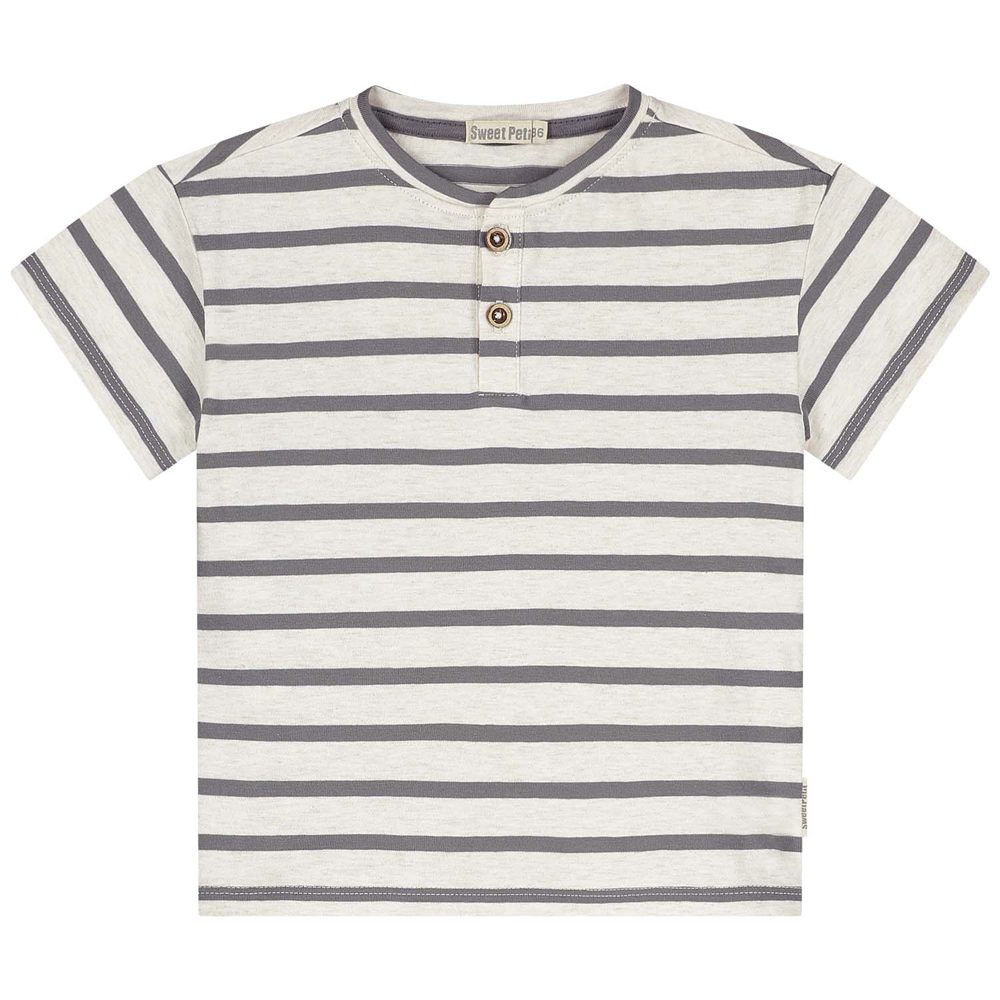 Sweet Petit baby shirt - Light Graphite Grey