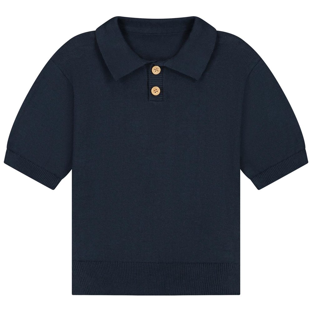 Prénatal baby polo - Dark Bluegrey