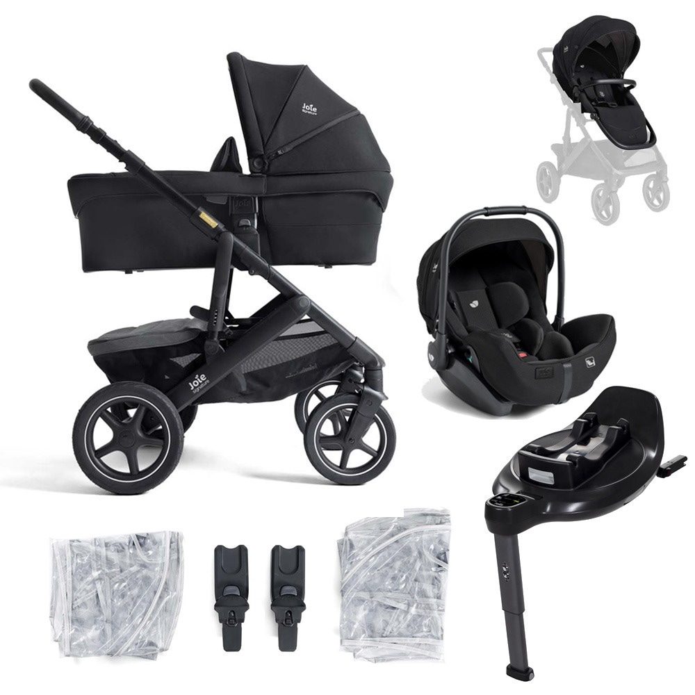 Joie Bundel Vinca kinderwagen met base en autostoel - Eclipse