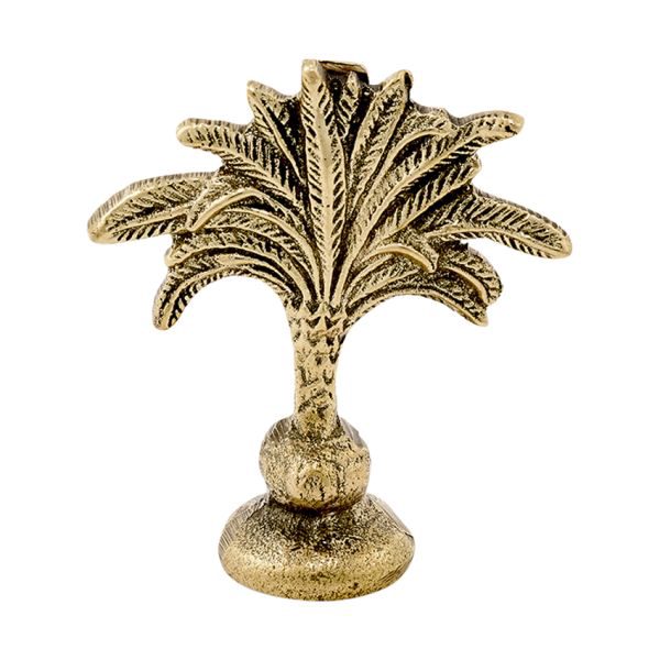 Doing Goods Marlin Palm Card Holder - Gold Shiny