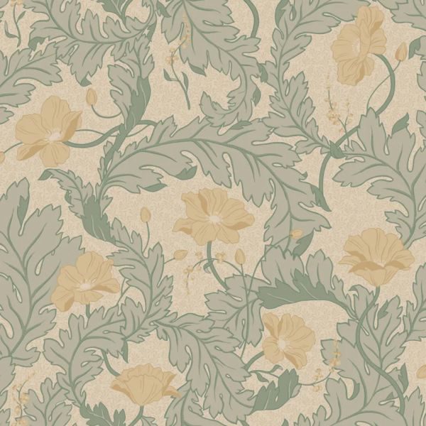 Sandberg Behang - Charlotta - Yellow