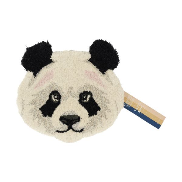 Doing Goods Plumpy Panda Head Rug - Off White