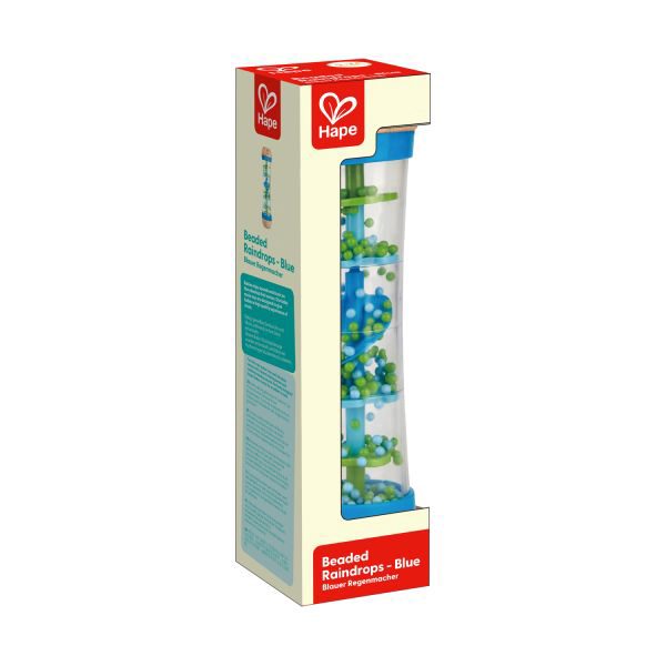 Hape Regenmaker met Kralen - Blauw – foto 2