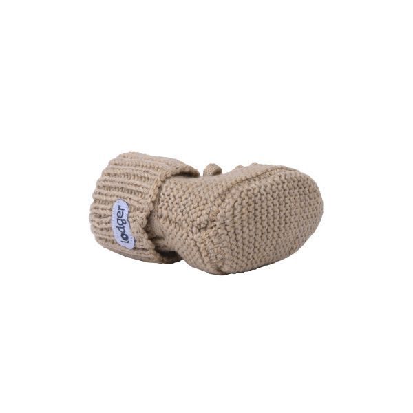 Lodger Knit Slofjes - 0-6 Mnd - Beige
