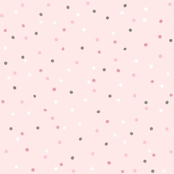 Estahome Stippen Behang - Roze / Warm Grijs