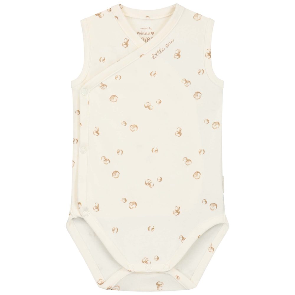 Prénatal newborn romper - Dark Off-White