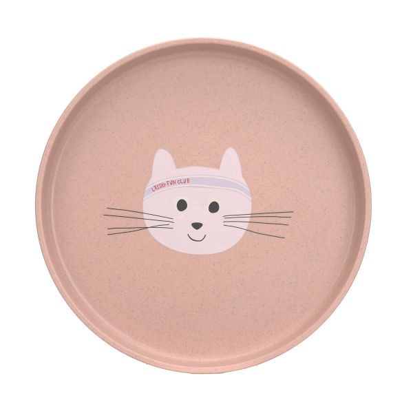 Lässig Tiny Team Cat Bord - PP/Cellulose - Roze