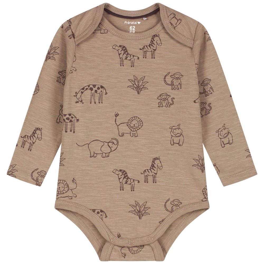 Prénatal romper wildernis - Mid Grey Taupe