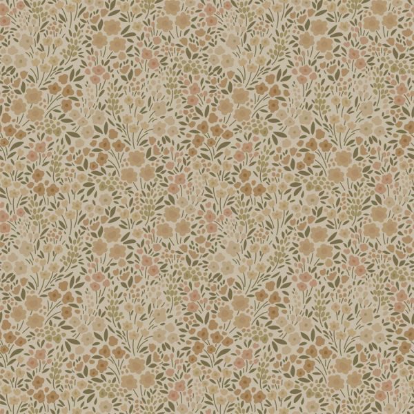 Estahome Bloemetjes Behang - Beige