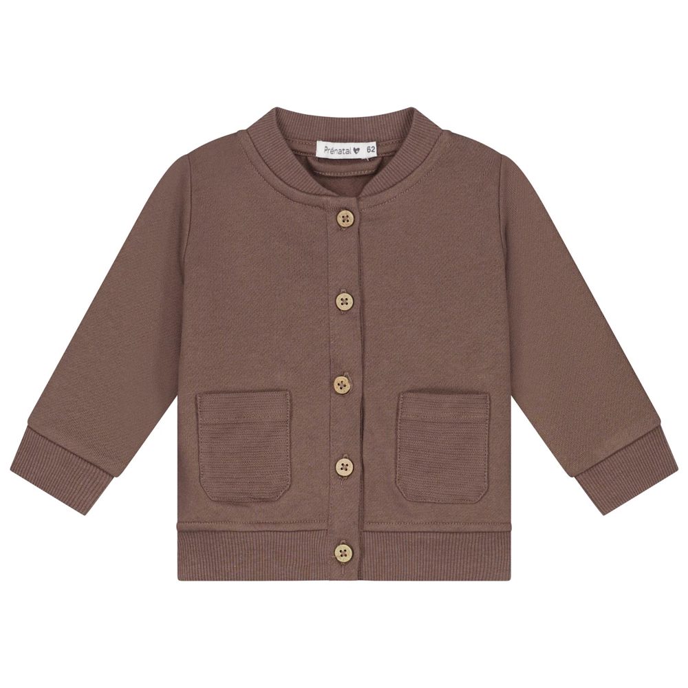 Prénatal baby vest - Mud Brown