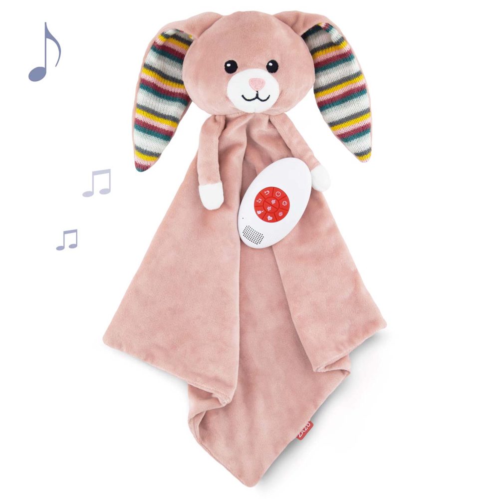 Zazu Knuffeldoekje Comforter Rabbit Becky - Pink