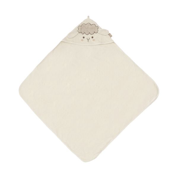 Jollein Sheep Sonny Badcape - 75 x 75 cm - Badstof