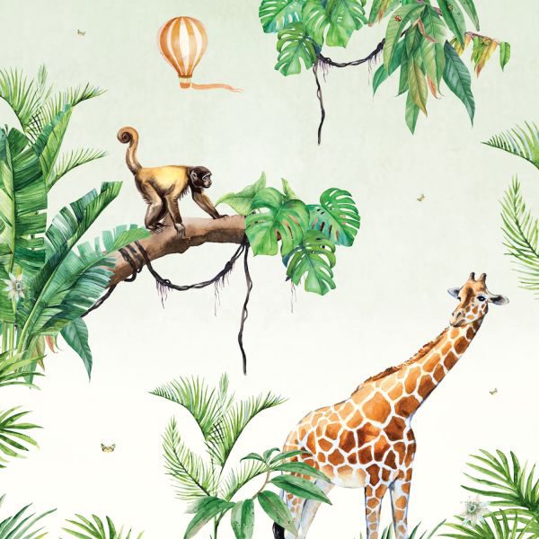 Creative Lab Amsterdam Monkey Jungle Behang 400 x 280 cm