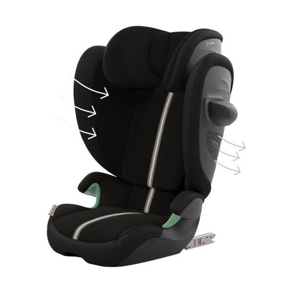 Cybex Solution G2 I-Fix Plus Autostoeltje - Moon Black / Black