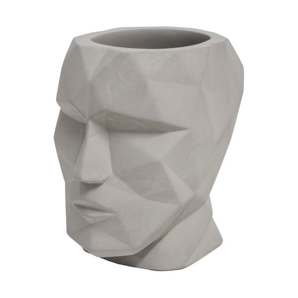 Balvi Pennenhouder The Head - Grijs - Cement