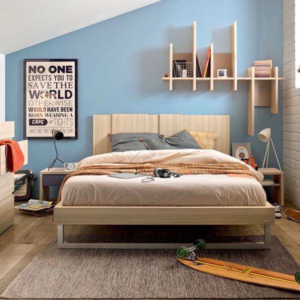 Gautier Graphic Bed - 140 x 190 cm