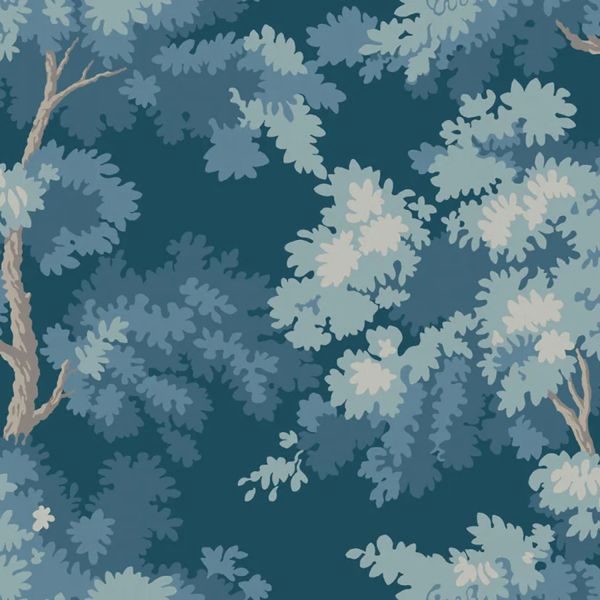 Sandberg Raphael Behang - Forest Midnight Blue