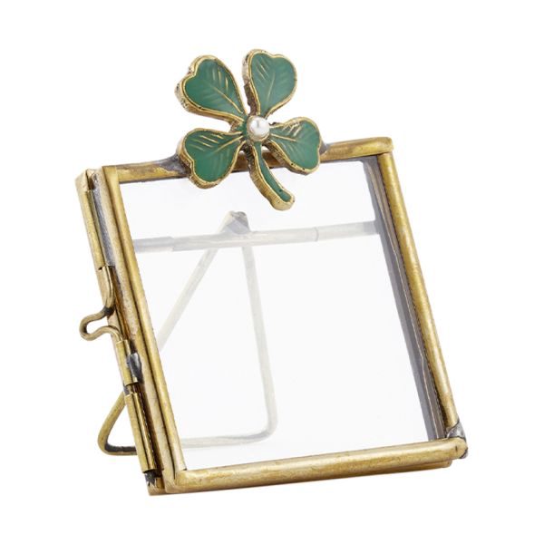 Doing Goods Lucky Clover Frame Mini - Shiny Gold