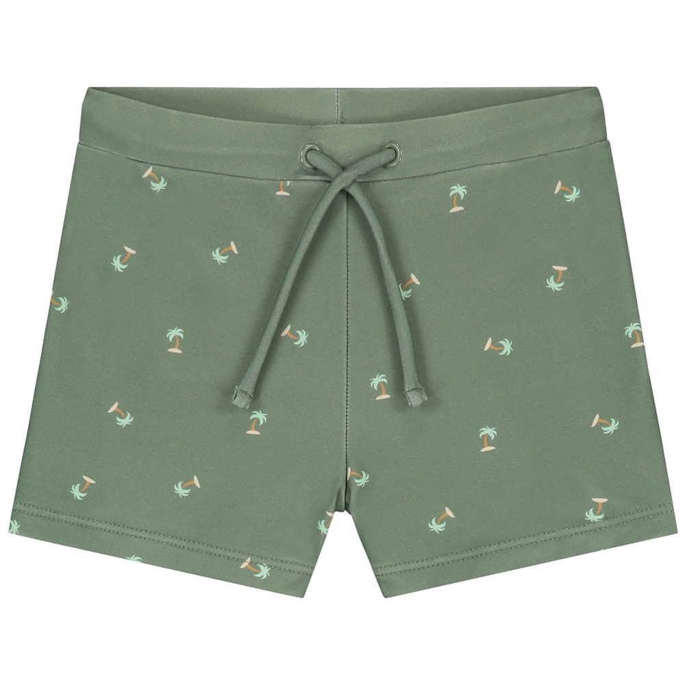 Prénatal zwemboxer palmbomen - Light Khaki Green