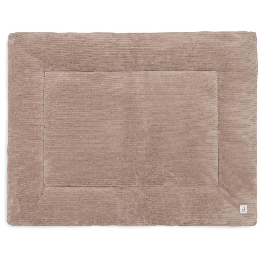 Jollein boxkleed Cloudy rib - Milky Coffee