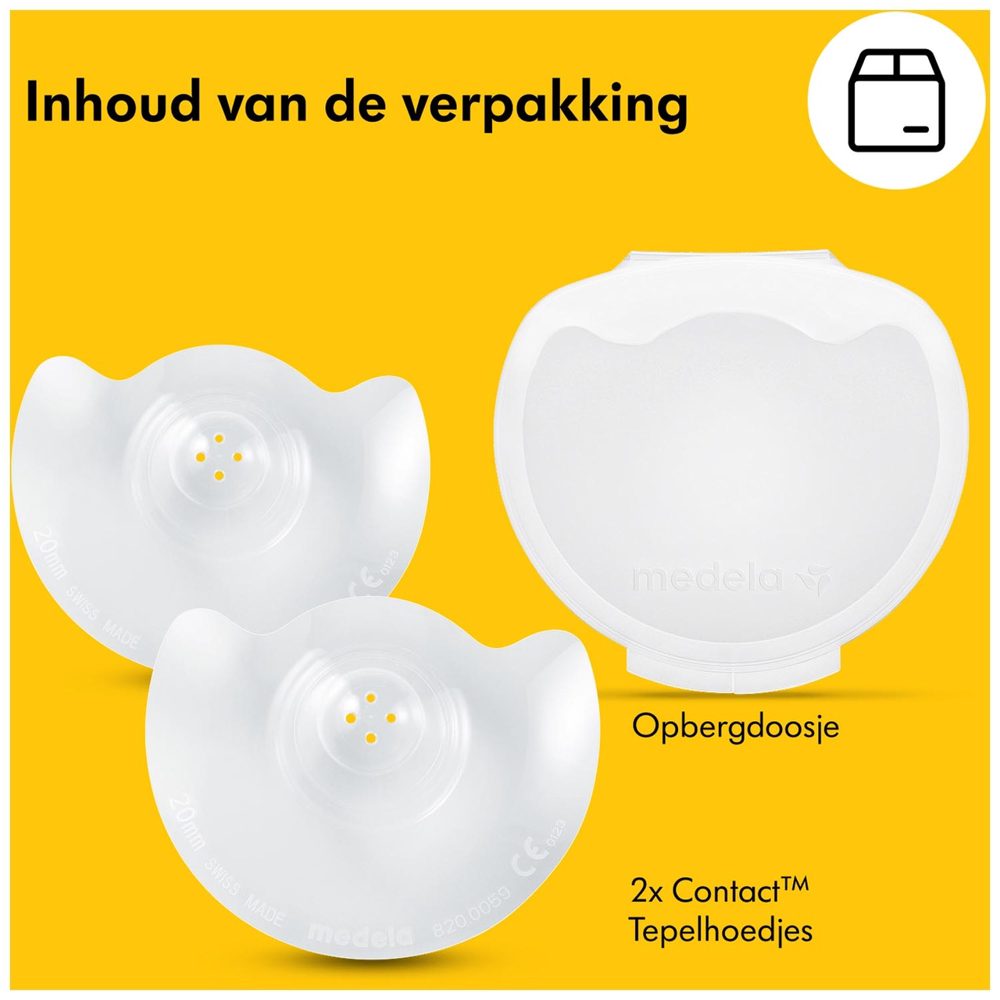 Medela Contact tepelhoedjes maat M - Geen Kleurcode – foto 8