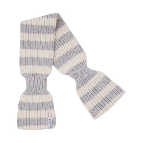 Lodger Stripe Sjaal - Merinowol - Storm – foto 2