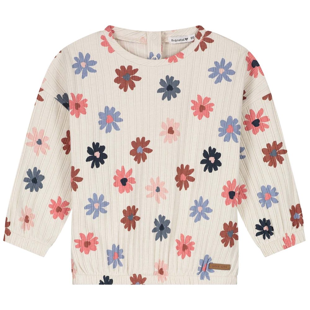 Prénatal baby sweater - Light Brown Melange