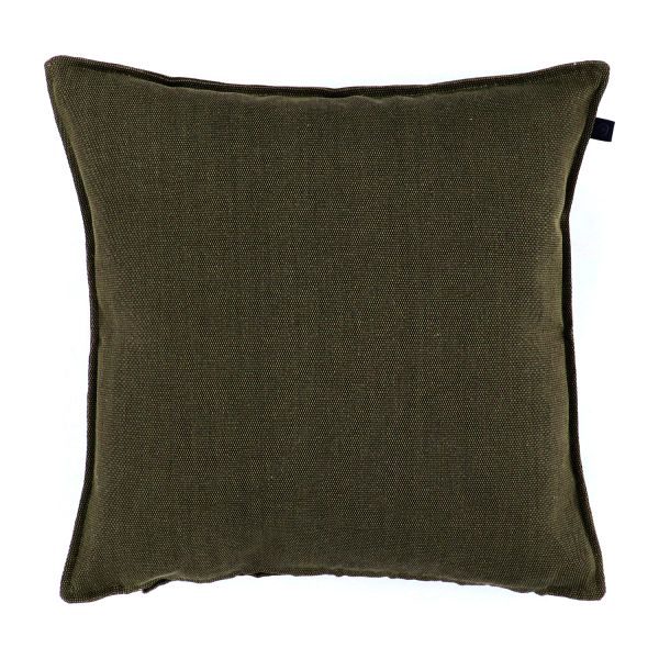 Overseas Canvas Kussen - 60 x 60 cm - Olive