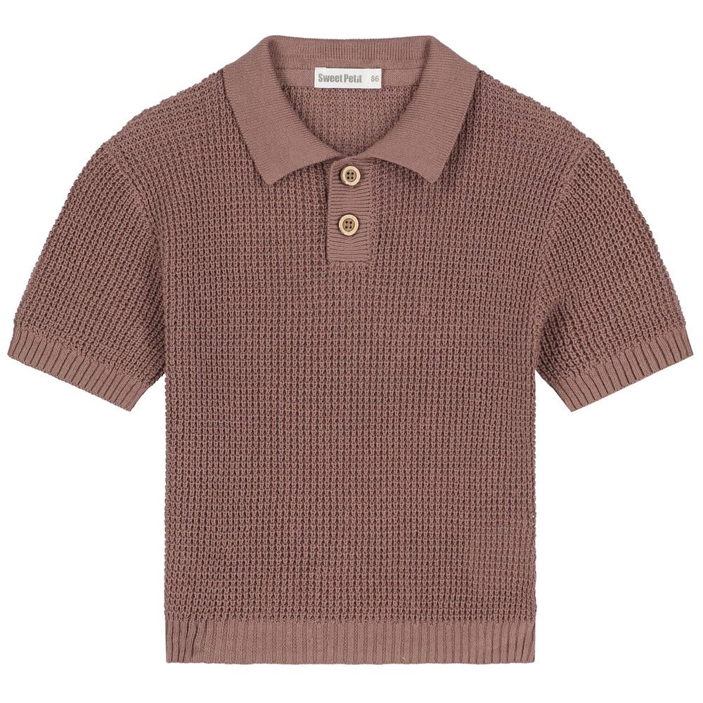 Sweet Petit peuter polo - Red Brown