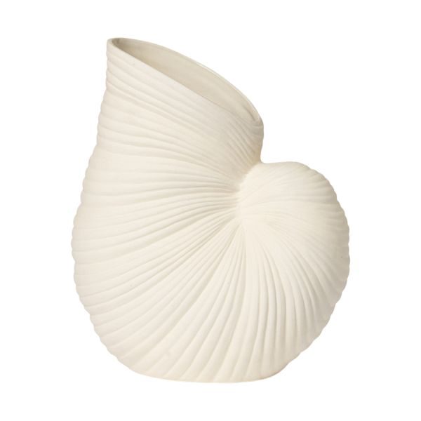 Ferm Living Schelp Vaas - Off-white