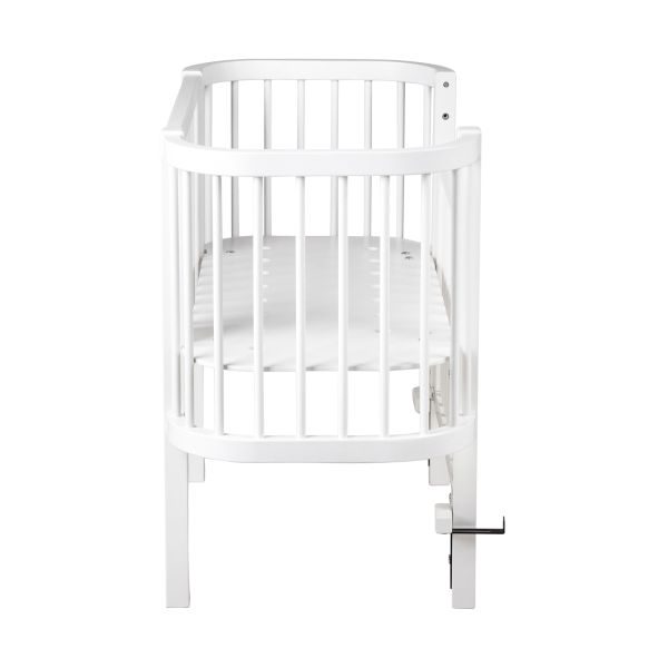 Sebra Bedside Crib – Classic White – foto 4