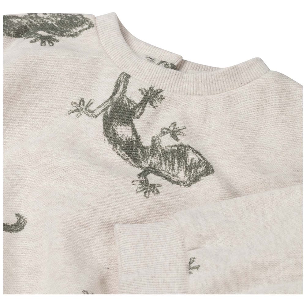 Sweet Petit peuter sweater - Soft Ecru Melange – foto 3